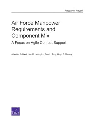 Seller image for Air Force Manpower Requirements and Component Mix : A Focus on Agile Combat Support for sale by GreatBookPricesUK
