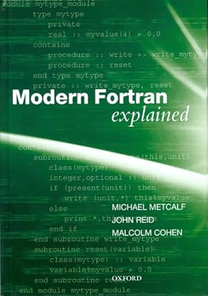 Bild des Verkufers fr Modern Fortran Explained zum Verkauf von GreatBookPricesUK
