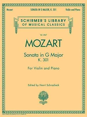 Seller image for Violin Sonata in G Major, K. 301, Violin/Piano : For Violin and Piano for sale by GreatBookPrices