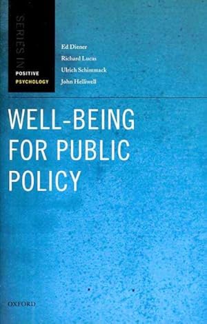 Immagine del venditore per Well-Being for Public Policy venduto da GreatBookPrices