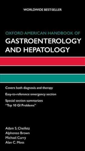 Bild des Verkufers fr Oxford American Handbook of Gastroenterology and Hepatology zum Verkauf von GreatBookPrices