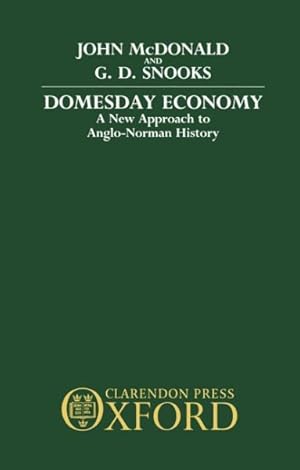Seller image for Domesday Economy : A New Approach to Anglo-Norman History for sale by GreatBookPrices