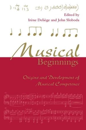 Seller image for Musical Beginnings : Origins and Development of Musical Competence for sale by GreatBookPrices