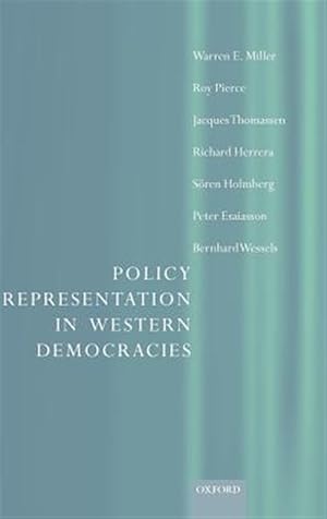 Imagen del vendedor de Policy Representation in Western Democracies a la venta por GreatBookPrices
