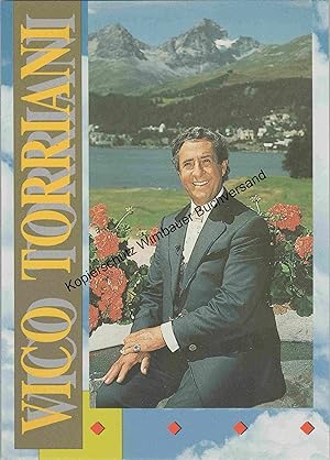 Bild des Verkufers fr Autogrammkarte Vico Torriani (1920-1998) zum Verkauf von Antiquariat im Kaiserviertel | Wimbauer Buchversand