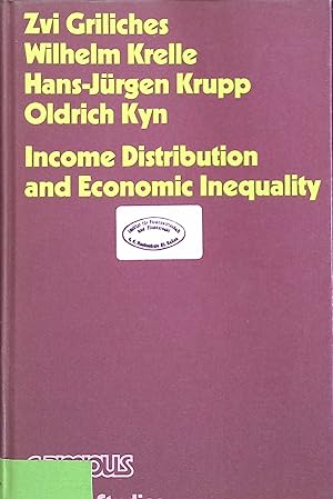 Seller image for Income Distribution and Economic Inequality for sale by books4less (Versandantiquariat Petra Gros GmbH & Co. KG)