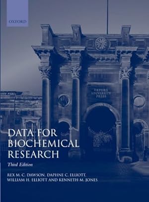 Immagine del venditore per Data for Biochemical Research venduto da GreatBookPrices