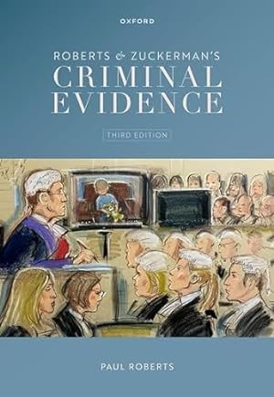 Seller image for Roberts & Zuckerman's Criminal Evidence for sale by WeBuyBooks