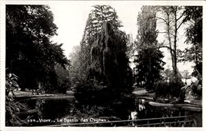 Ansichtskarte / Postkarte Vichy Allier, Le Bassin des Cygnes