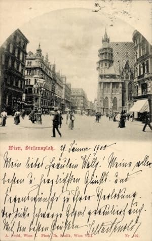 Ansichtskarte / Postkarte Wien 1 Innere Stadt, Stephansplatz