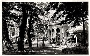 Ansichtskarte / Postkarte Vichy Allier, Park, Source des Celestins