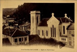 Ansichtskarte / Postkarte Saint Claude Jura, Kirche Sacre-Coeur