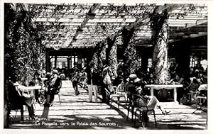Ansichtskarte / Postkarte Vichy Allier, La Pergola vers le Palais des Sources