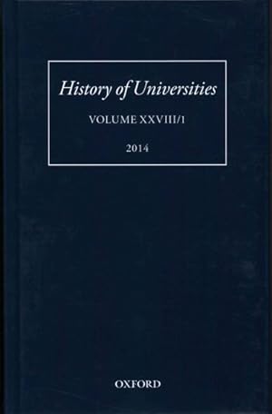 Imagen del vendedor de History of Universities a la venta por GreatBookPrices