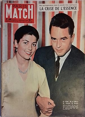 Paris Match N° 399 : Hongrie - Freud - La crise de l'essence. Décembre 1956.