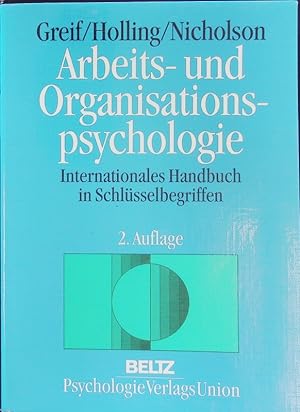 Arbeits- und Organisationspsychologie.