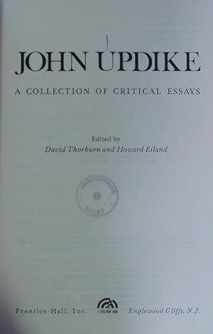 Image du vendeur pour John Updike: a collection of critical essays. mis en vente par Antiquariat Bookfarm