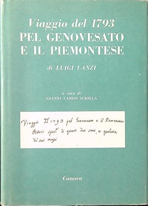 Bild des Verkufers fr Viaggio del 1793 pel genovesato e il piemontese zum Verkauf von Librodifaccia
