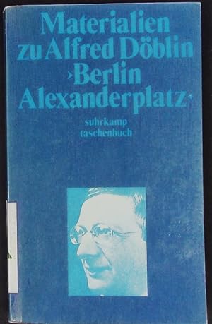 Bild des Verkufers fr Materialien zu Alfred Dblin 'Berlin Alexanderplatz'. zum Verkauf von Antiquariat Bookfarm