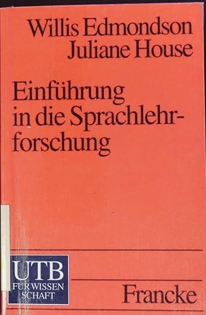 Seller image for Einfhrung in die Sprachlehrforschung. for sale by Antiquariat Bookfarm