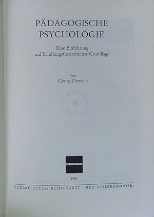 Pädagogische Psychologie.
