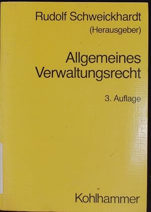 Bild des Verkufers fr Allgemeines Verwaltungsrecht. zum Verkauf von Antiquariat Bookfarm