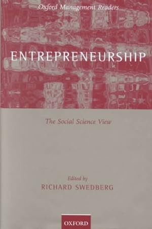 Bild des Verkufers fr Entrepreneurship : A Social Science View zum Verkauf von GreatBookPrices