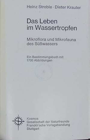 Bild des Verkufers fr Das Leben im Wassertropfen. zum Verkauf von Antiquariat Bookfarm