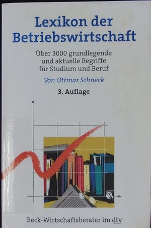Bild des Verkufers fr Lexikon der Betriebswirtschaft. zum Verkauf von Antiquariat Bookfarm