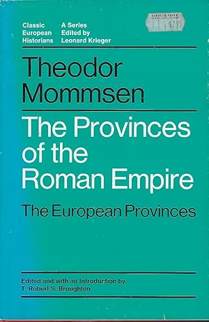 Image du vendeur pour The Provinces of the Roman Empire. The European Provinces mis en vente par Librairie Archaion