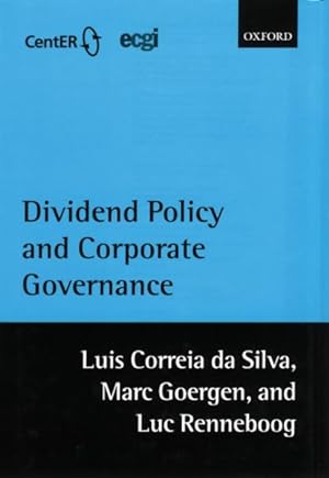 Image du vendeur pour Dividend Policy and Corporate Governance mis en vente par GreatBookPricesUK