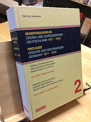 Seller image for Bewertungs-Katalog Orden und Ehrenzeichen Deutschland 1871 - 1945 (Price Guide: Orders and Decorations Germany 1871-1945) for sale by Zulu Books