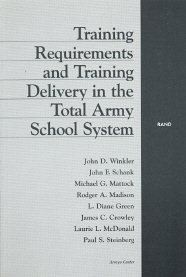 Seller image for Training Requirements and Training Delivery in the Total Army School System for sale by GreatBookPrices