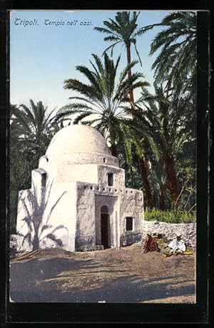 Ansichtskarte Tripoli, Tempio nell` oasi