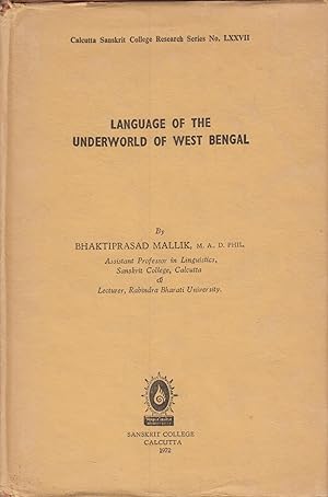 Bild des Verkufers fr Language of the Underworld of West Bengal zum Verkauf von Leipziger Antiquariat