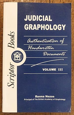 Immagine del venditore per Judicial Graphology Authentication of Handwritten Documents Volume III venduto da Tombland Bookshop