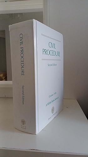 Immagine del venditore per Civil Procedure Second Edition October 1999 A White Book Service Sweet & Maxwell venduto da UK LAW BOOK SELLERS LTD