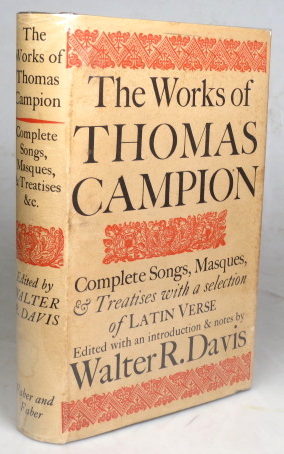 Bild des Verkufers fr The Works of. Complete Songs, Masques, and Treatises with a Selection of the Latin Verse. Edited with an Introduction and Notes by Walter R. Davis zum Verkauf von Bow Windows Bookshop (ABA, ILAB)