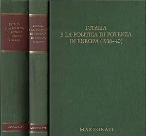 Bild des Verkufers fr L' Italia e la politica di potenza in Europa ( 1938 - 40 ) ( 1945 - 50 ) zum Verkauf von Biblioteca di Babele