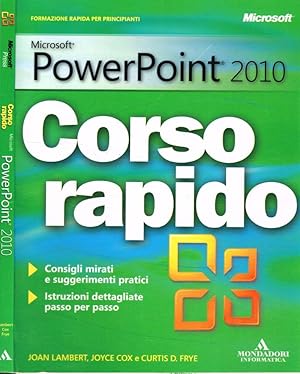Imagen del vendedor de Microsoft PowerPoint 2010 Corso rapido a la venta por Biblioteca di Babele