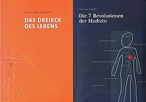 Immagine del venditore per 2 Bcher nach Uwe Karstdt: Das Dreieck des Lebens + Die 7 Revolutionen der Medizin venduto da Paderbuch e.Kfm. Inh. Ralf R. Eichmann