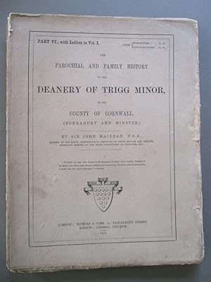 Parochial and Family History of the Deanery of Trigg Minor in the County of Cornwall - Part VI (F...