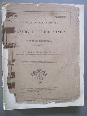 Parochial and Family History of The Deanery of Trigg Minor in the County of Cornwall - Part 11 (B...
