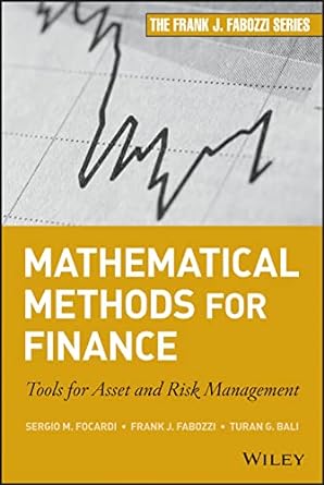 Seller image for Mathematical Methods for Finance for sale by Bulk Book Warehouse