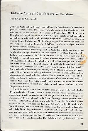 Seller image for Jdische rzte als Gestalter der Weltmedizin for sale by Librairie Lalibela