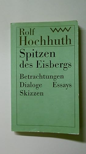 Seller image for SPITZEN DES EISBERGS. for sale by HPI, Inhaber Uwe Hammermller