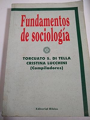 Seller image for Fundamentos de sociologa for sale by SoferBooks