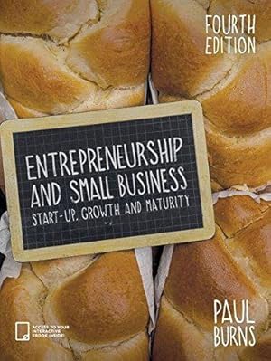 Bild des Verkufers fr Entrepreneurship and Small Business zum Verkauf von WeBuyBooks
