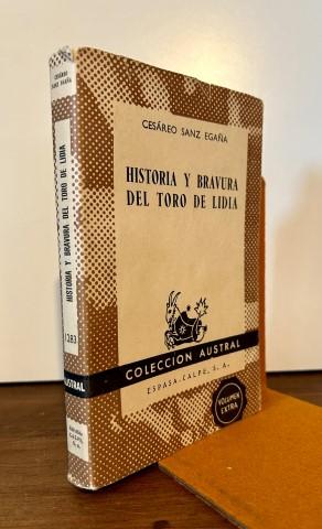 Imagen del vendedor de HISTORIA Y BRAVURA DEL TORO DE LIDIA a la venta por Librera Torres-Espinosa