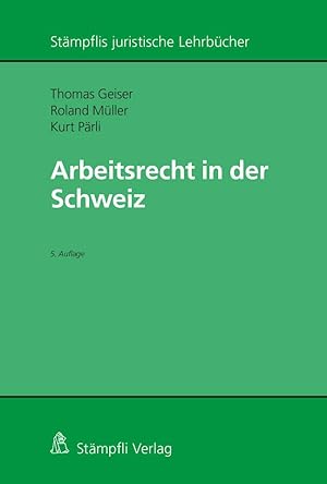 Seller image for Arbeitsrecht in der Schweiz for sale by moluna